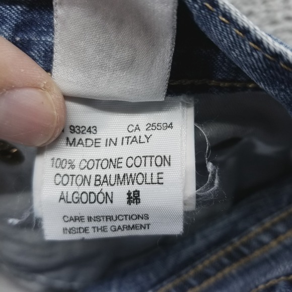 Diesel Jeans Mens 31x30 Blue Straight Button Fly Low Rise Stretch - Picture 6 of 11